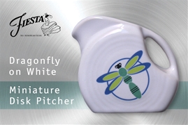 Fiesta Dragonfly Mini Disk Pitcher